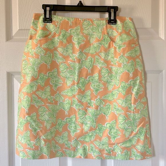 Lilly Pulitzer Butterfly Skirt - Picture 1 of 5